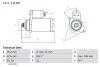 Стартер BOSCH 0 986 016 980 (фото 1)