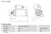 Стартер BOSCH 0 986 020 290 (фото 1)