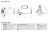 Стартер BOSCH 0 986 021 351 (фото 1)
