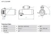 Стартер (12В, 2кВт) Citroen Jumper Fiat Ducato Ford Tourneo Custom, Transit,Peugeot Boxer 2.2D/2.4D/3.2D 04.06- BOSCH 0 986 021 810 (фото 1)