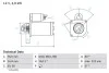 Стартер BOSCH 0 986 023 530 (фото 1)