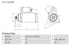 Стартер BOSCH 0986025070 (фото 1)