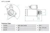 Стартер BOSCH 0 986 025 290 (фото 1)