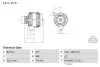 Генератор BOSCH 0 986 045 891 (фото 1)