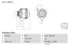 Генератор BOSCH 0 986 047 560 (фото 1)
