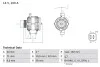 Генератор (14В, 100А, відновлений) TOYOTA AURIS, COROLLA 2.0D/2.2D 10.06-07.14 BOSCH 0986082080 (фото 1)