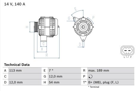 WARTOЊЖ WYMIANY PROGRAMU BX BOSCH 0986083820