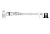 Дріт високовольтний VX 70 - кратн. 5 шт BOSCH 0 986 357 734 (фото 5)