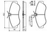 Тормозные колодки, дисковые BOSCH 0 986 424 031 (фото 5)