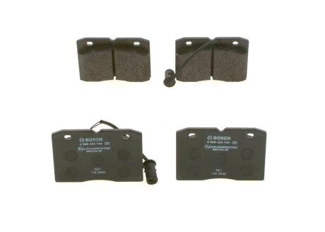 Гальмівні колодки, дискове гальмо (набір) BOSCH 0986424144