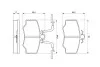 Тормозные колодки дисковые ALFA ROMEO 33 (907A)| 33 Sport Wagon (907B) BOSCH 0986424184 (фото 5)