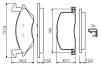 Гальмівні колодки дискові перед.Toyota Corolla/Camry/Starlet/Paseo/Tercel/Celica/Carina/MR2 (83-02) 0 986 424 264