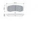 Тормозные колодки дисковые BOSCH 0 986 424 313 (фото 5)