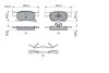 Тормозные колодки, дисковые BOSCH 0986424332 (фото 5)