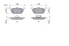 Тормозные колодки дисковые BOSCH 0 986 424 364 (фото 5)
