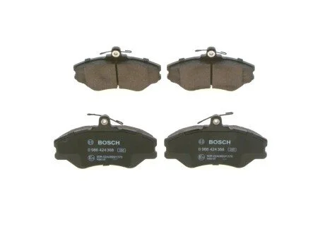 Тормозные колодки перед. HYUNDAI H100 93- BOSCH 0986424368