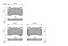 Гальмівні колодки, дискові BOSCH 0986424388 (фото 5)