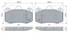 Тормозные колодки, дисковые BOSCH 0986424399 (фото 5)