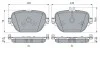 Гальмівні колодки, дискові BOSCH 0 986 424 439 (фото 7)