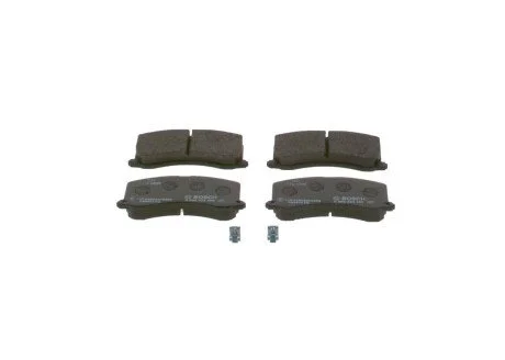 Гальмівні колодки, дискове гальмо (набір) BOSCH 0986424465