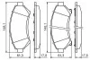 Гальмівні колодки перед. дискові Opel Sintra 2.2-3.0 -99 0 986 424 466