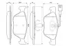 Тормозные колодки, дисковые BOSCH 0 986 424 576 (фото 7)