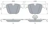 Колодки гальмівні дискові BOSCH 0986424612 (фото 5)
