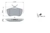 Тормозные колодки, дисковые BOSCH 0986424625 (фото 5)