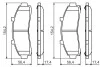 FORD Колодки тормозные передние EXPLORER 4.0 V6 93- BOSCH 0986424656 (фото 5)