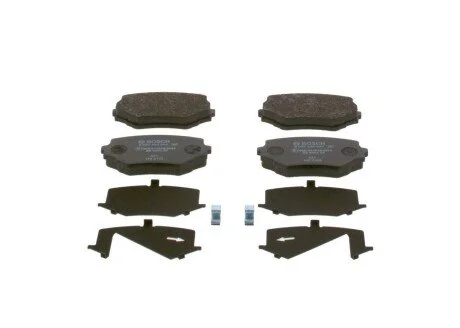 Тормозные колодки, дисковые BOSCH 0 986 424 658