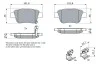 Тормозные колодки дисковые BOSCH 0 986 424 798 (фото 5)