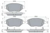 Тормозные колодки, дисковые BOSCH 0986424843 (фото 7)