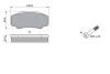 CITROEN Торм. кол. зад. JUMPER 1.9-2.5D,TD 02- BOSCH 0986424876 (фото 5)