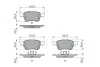Колодки тормозные дисковые передние BOSCH 0986424885 (фото 5)