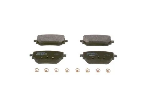 Гальмівні колодки, дискові BOSCH 0986424890 (фото 1)