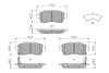Колодки гальмівні дискові SUZUKI Ignis \'\'F \'\'16>> 0986460075