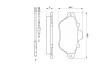 Колодки гальмівні дискові BOSCH 0986460950 (фото 5)