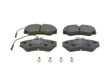 Гальмівні колодки, дискове гальмо (набір) BOSCH 0986460998