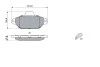 Тормозные колодки, дисковые BOSCH 0 986 461 119 (фото 5)