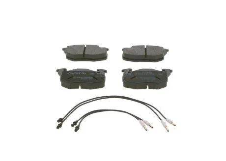 Тормозные колодки перед. (с датч.) PEUGEOT 106 -96. RENAULT 19 1,6. BOSCH 0986461763