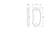 Тормозные колодки дисковые ALFA ROMEO 164/FIAT Croma90 -98 BOSCH 0986461770 (фото 5)