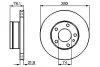 Гальмівний диск BMW 518/825/628/630/633/635/728/730/732/735 \'\'1.8-3.5 \'\'74-86 0986478041