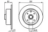BOSCH OPEL Диск тормозной задний Kadett E,Vectra A 2.0 87- 0986478328