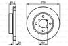 BOSCH Диск тормозной SUZUKI 0986478450