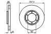 BOSCH OPEL Диск тормозной передний FRONTERA 91- 257 22 20.6 0986478596