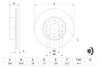 Диск тормозной пер. FIAT Ducato 06- (280*28) (1700kg) BOSCH 0986479313 (фото 5)
