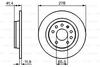 Тормозной диск BOSCH 0 986 479 B74 (фото 6)