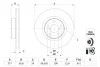 TARCZA HAM. SUBARU IMPREZA 1.6 12- BOSCH 0986479E69 (фото 1)