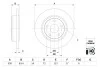BOSCH JEEP диск гальмівний задн. Grand Cherokee (17&quot;) 0986479F89