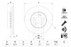 BOSCH DB Гальмівний диск передн. C-CLASS (W205), C-CLASS T-Model (S205), C-CLASS Кабріолет (A205) 0986479H45